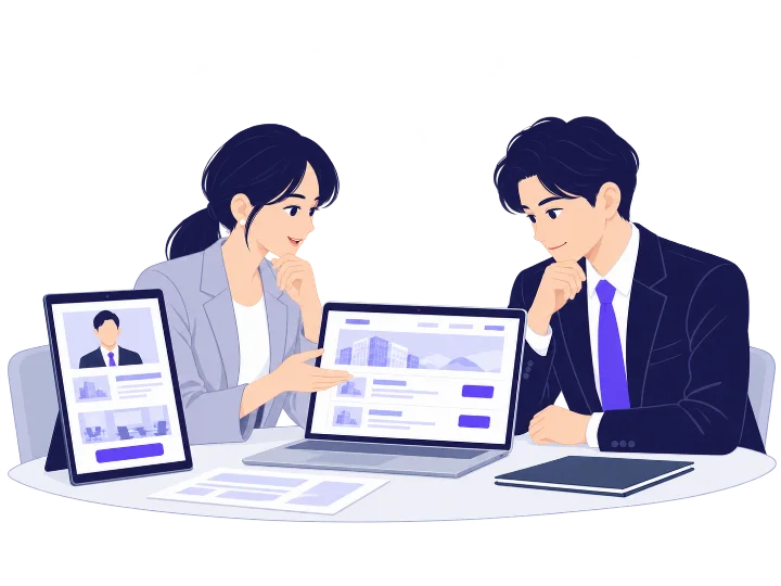 仕事と職場の魅力を伝える採用サイトの制作
